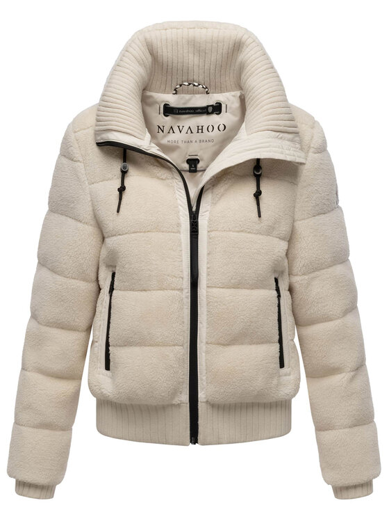Navahoo Navahoo Kurtka zimowa Schneepuder Kremowy Regular Fit