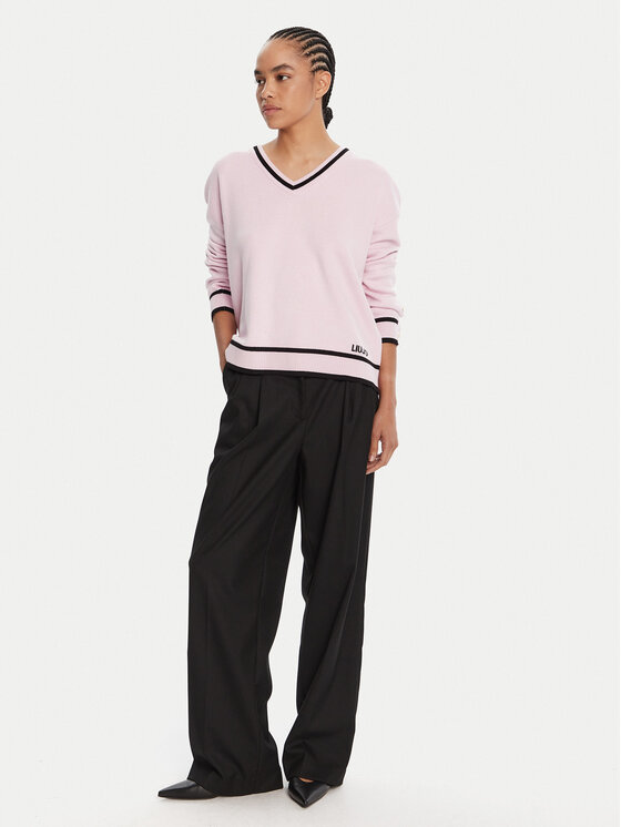 Liu Jo Sport Liu Jo Sport Džemper TF5229 MS59L Ružičasta Regular Fit