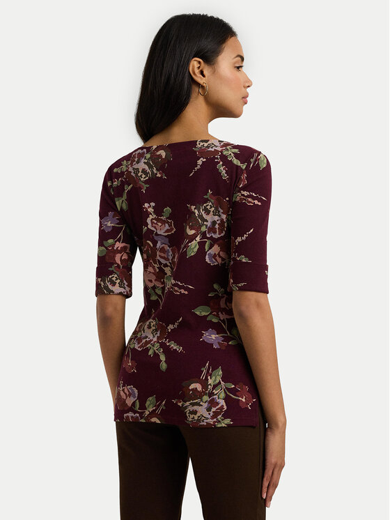 LAUREN RALPH LAUREN LAUREN RALPH LAUREN Majica 200951317001 Tamnocrvena Slim Fit