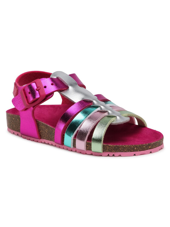 Agatha Ruiz de la Prada CAZOLETA Blanc / Multicolore - Chaussure pas cher  avec Shoes.fr ! - Chaussures Sandale Enfant 35,00 €