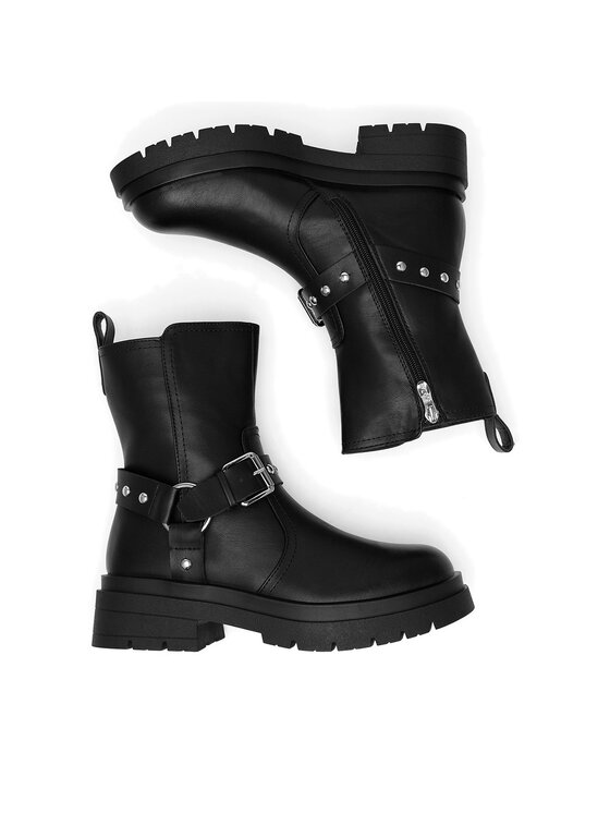 DeeZee DeeZee Polokozačky HY60188-2 Černá