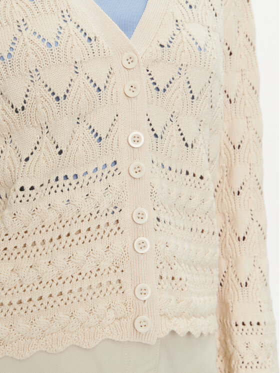 Vero Moda Vero Moda Kardigāns Lua 10310863 Écru Regular Fit