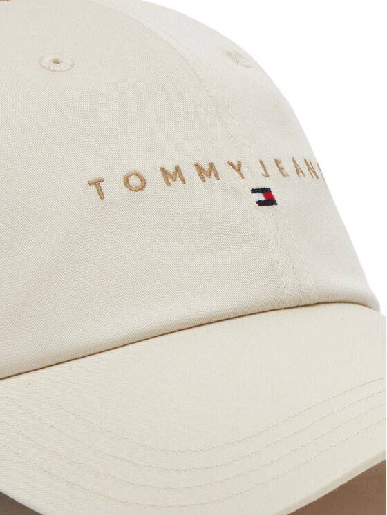 Tommy Jeans Tommy Jeans Šilterica Linear Logo Cap AM0AM12958 Bež