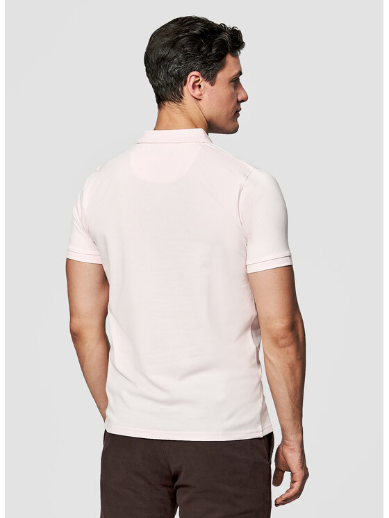 Pako Lorente Pako Lorente Polo P26SF-TX-002 Różowy Classic Fit