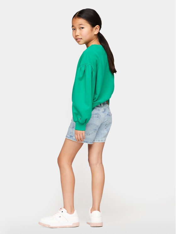 Tommy Hilfiger Tommy Hilfiger Szorty jeansowe Nora KG0KG07917 Niebieski Regular Fit