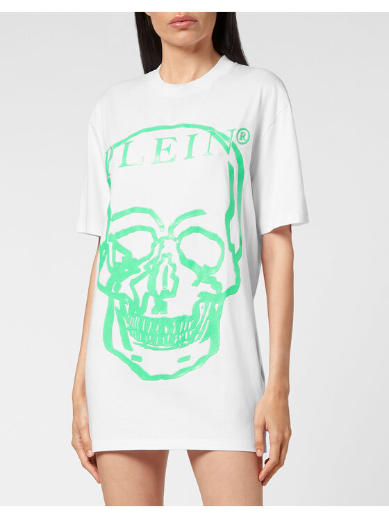 PHILIPP PLEIN PHILIPP PLEIN T-Shirt 3835 Biały Regular Fit