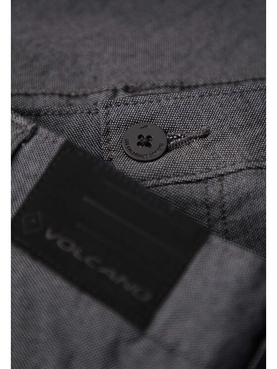 Volcano Volcano Chinosy R-PETRO Zielony Regular Fit