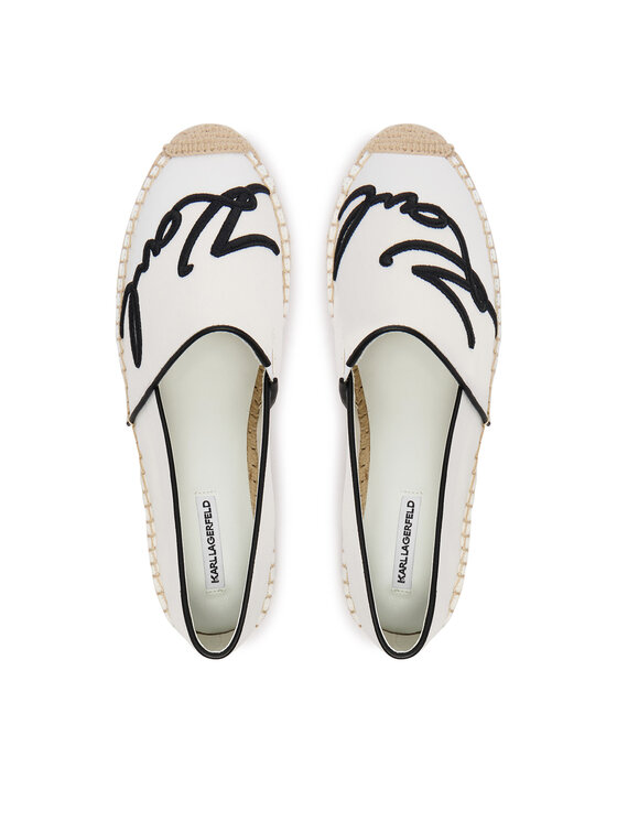 KARL LAGERFELD KARL LAGERFELD Espadrile Kamini KL80123R Alb