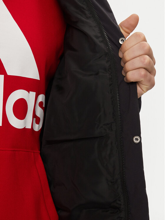 adidas adidas Пухено яке Helionic HG8700 Черен Regular Fit