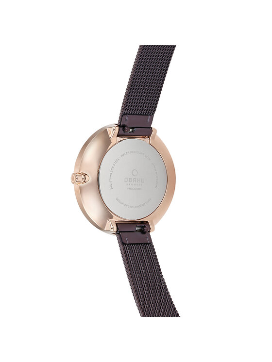 Obaku Obaku Zegarek V195LXVNMN Brązowy