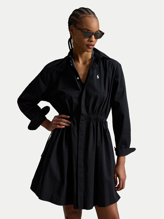 Polo Ralph Lauren Polo Ralph Lauren Сукня-сорочка 211B19986002 Чорний Relaxed Fit