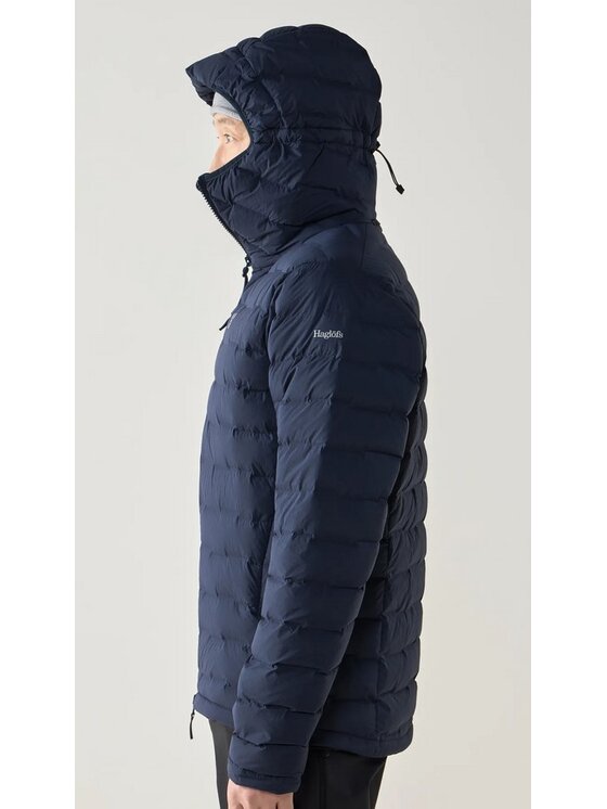 Haglöfs Haglöfs Kurtka puchowa Spitz Down Hood Men Granatowy Regular Fit