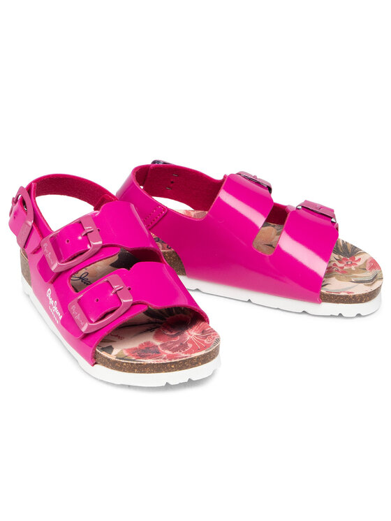 Pepe Jeans Pepe Jeans Sandały Bio Basic Buckles PGS90171 Różowy