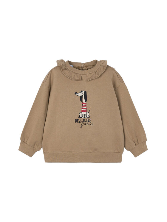 Mayoral Mayoral Μπλούζα 4430 Καφέ Regular Fit