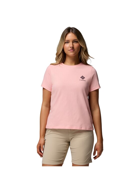 Columbia Columbia T-Shirt 212002 Różowy Regular Fit