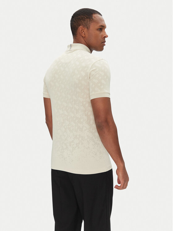BOSS BOSS Polo majica Philix Toc Jq 50538106 Bež Slim Fit