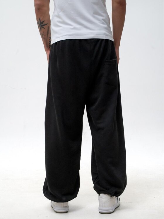 Jigga Wear Jigga Wear Spodnie dresowe 130374 Czarny Baggy Fit
