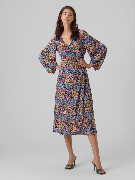 Vero Moda Rochie de zi Kira 10290247 Colorat Loose Fit