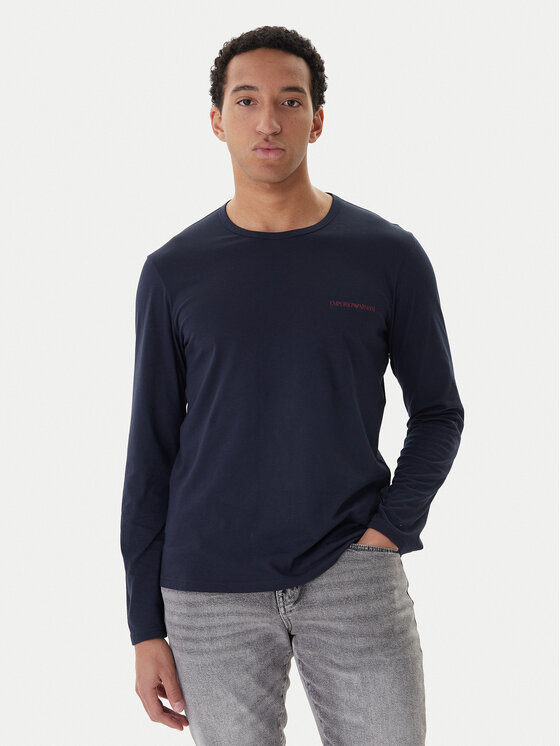 Emporio Armani Underwear Emporio Armani Underwear Hosszú ujjú EM000382 AF10800 UB102 Sötétkék Slim Fit