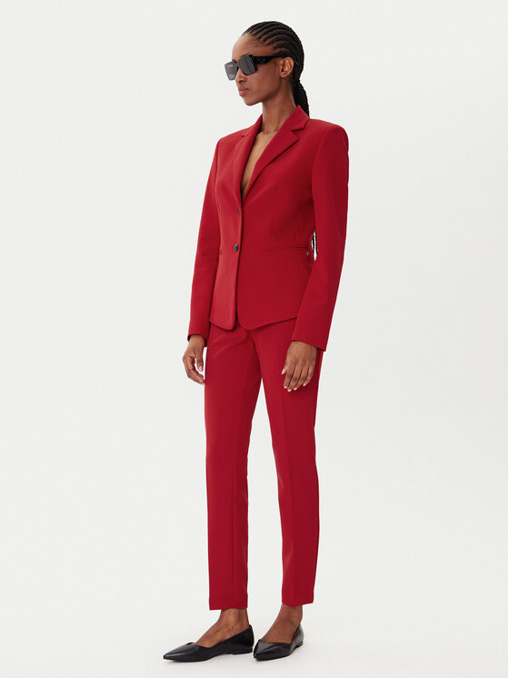 HUGO HUGO Zakó Agonia-1 50539976 Piros Slim Fit