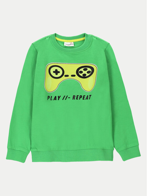 Coccodrillo Coccodrillo Sweatshirt WC4143102GBK Grün Regular Fit