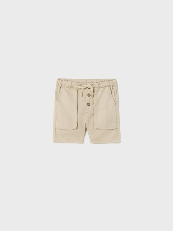 Mayoral Mayoral Pantaloncini di tessuto 1290 Beige Regular Fit