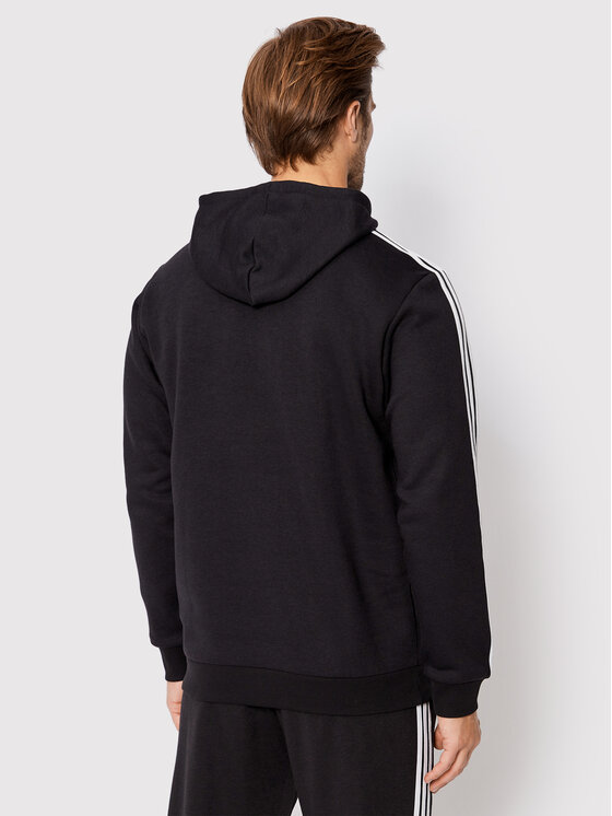 adidas adidas Суитшърт Essentials Fleece 3-Stripes GK9072 Черен Regular Fit