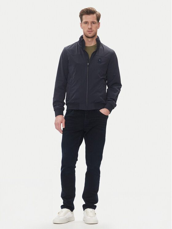 Aeronautica Militare Aeronautica Militare Geacă bomber 251AB2210CT3264 Bleumarin Regular Fit