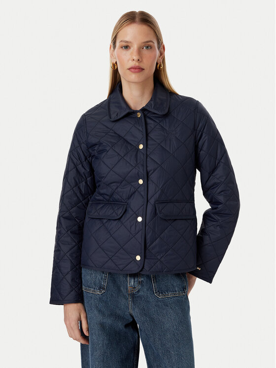 Tommy Hilfiger Tommy Hilfiger Demisezoninė striukė WW0WW50936 Tamsiai mėlyna Slim Fit