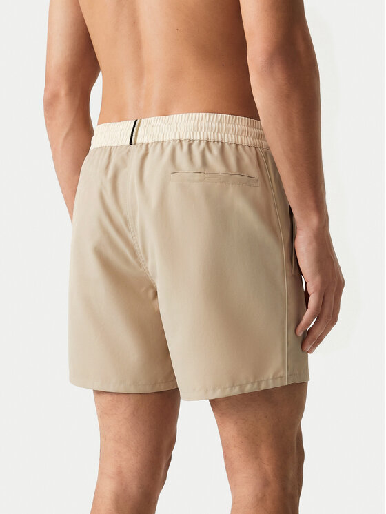BOSS BOSS Szorty kąpielowe Starfish 50514429 Beżowy Regular Fit