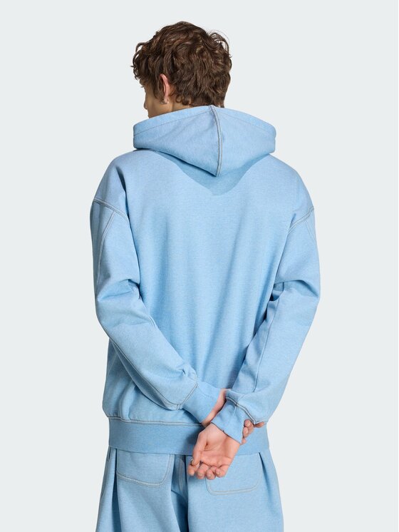adidas adidas Bluza 165419 Niebieski jasny Loose Fit