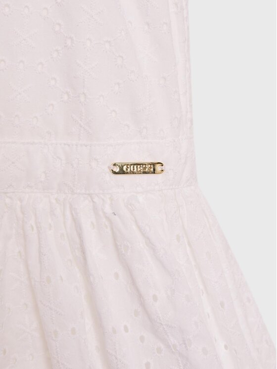 Guess Guess Sukienka codzienna K3GK10 WFBC0 Biały Regular Fit