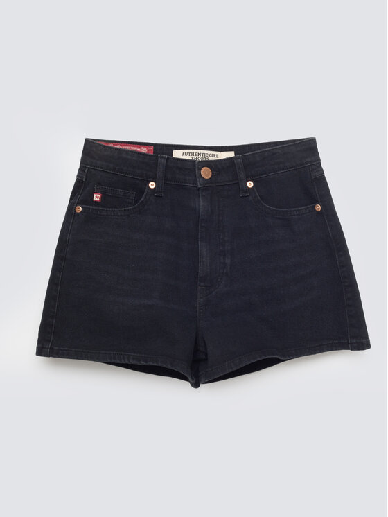 BIG STAR BIG STAR Szorty jeansowe AUTHENTIC GIRL Czarny Wide Fit