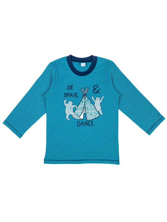 Kanz Kanz Piżama 1647008-3880 Niebieski Basic Fit