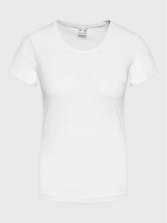 4F 4F Тишърт H4Z22-TSD353 Бял Regular Fit