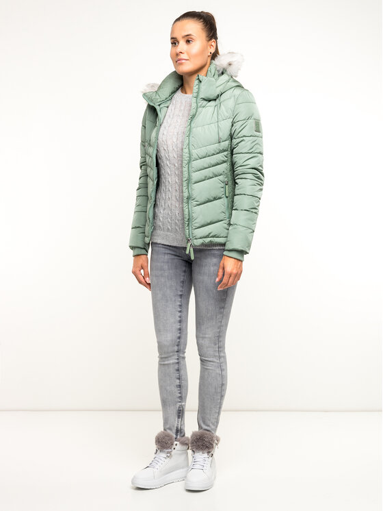 Superdry Superdry Puhovka W5000039A Zelena Regular Fit