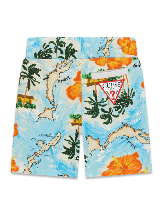 Guess Guess Спортивні шорти N6GD00 KA6R4 Кольоровий Regular Fit