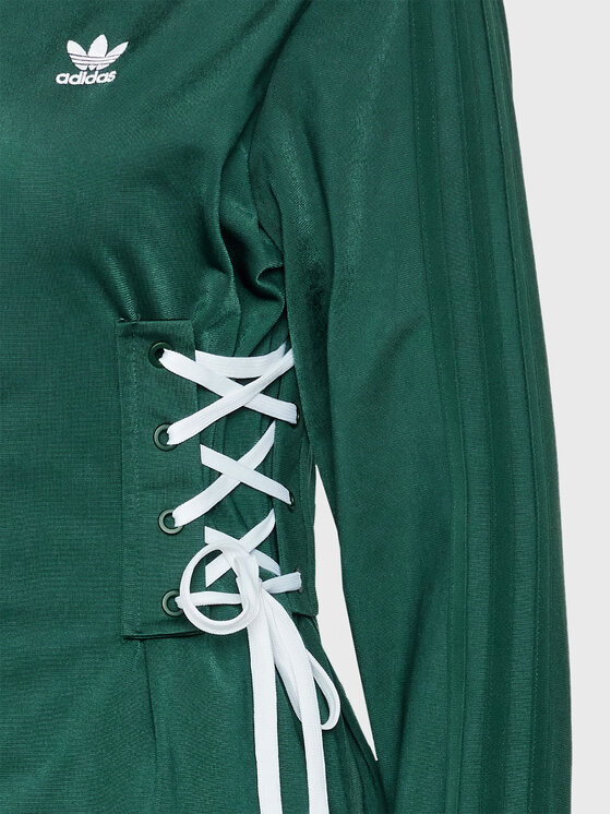adidas adidas Φόρεμα καθημερινό Always Original Laced HK5076 Πράσινο Relaxed Fit