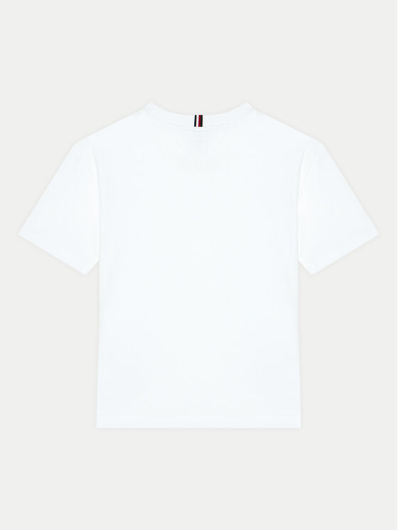 Tommy Hilfiger Tommy Hilfiger T-shirt KB0KB09601 S Bijela Regular Fit