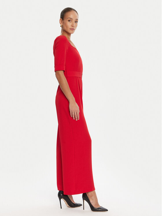 Rinascimento Rinascimento Kombinezon CFC0125323003 Crvena Wide Leg