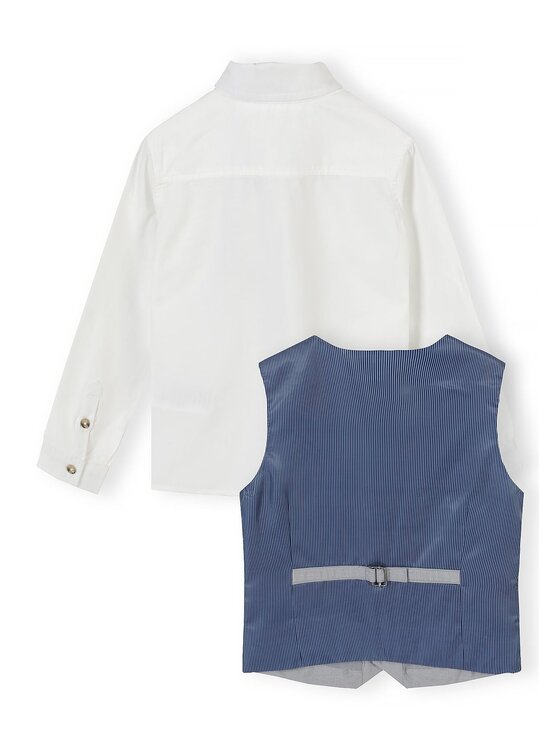 minoti minoti Komplet dziecięcy 33FORMAL201 Szary Regular Fit