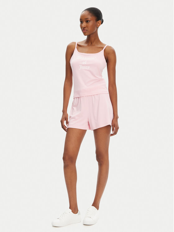 Juicy Couture Juicy Couture Športové kraťasy Dream Of Shrt JCLHS125506 Ružová Regular Fit