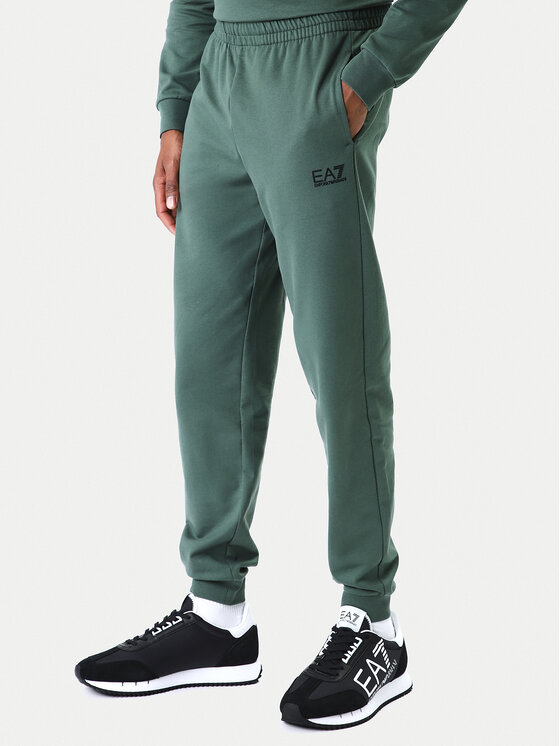 EA7 Emporio Armani Pantaloni trening 8NPP66 PJVRZ U7260 Verde Regular Fit