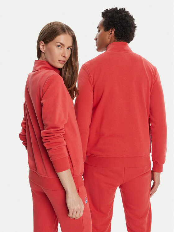 K-Way K-Way Суитшърт Augur K41225W Червен Regular Fit