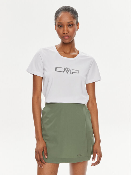 CMP CMP Technisches T-Shirt 39T5676P Weiß Regular Fit