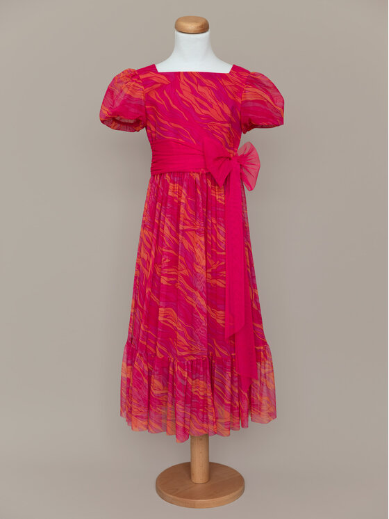 SLY SLY Sukienka 4W-08A Różowy Comfortable Fit
