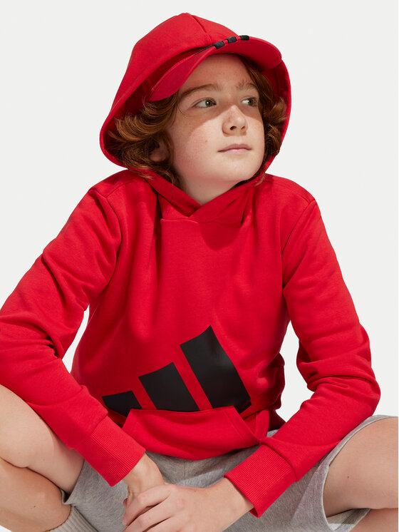 adidas adidas Bluză Essentials JE1389 Roșu Regular Fit