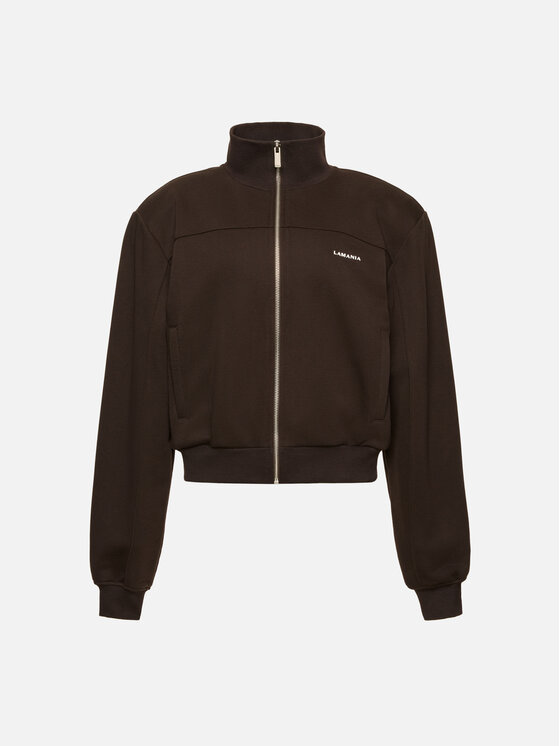 La Mania La Mania Bluza AMAL Brązowy ciemny Basic Fit