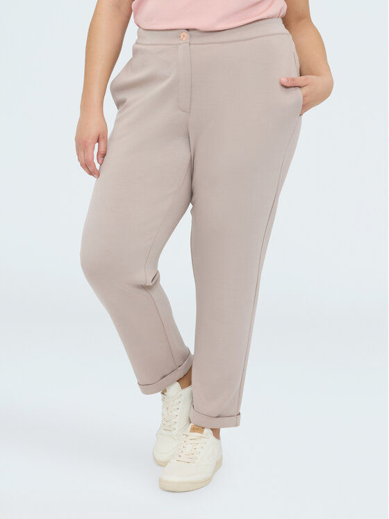 Fiorella Rubino Fiorella Rubino Pantaloni di tessuto P820L002340N013 Grigio Regular Fit