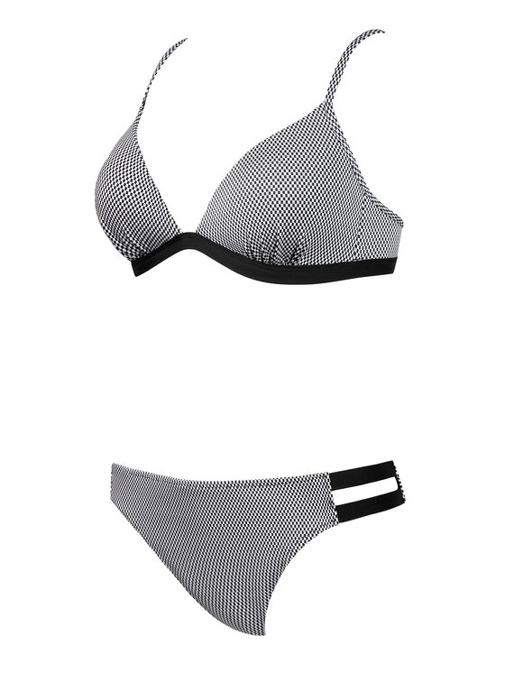 Miss Lou Miss Lou Bikini ML011 Czarny